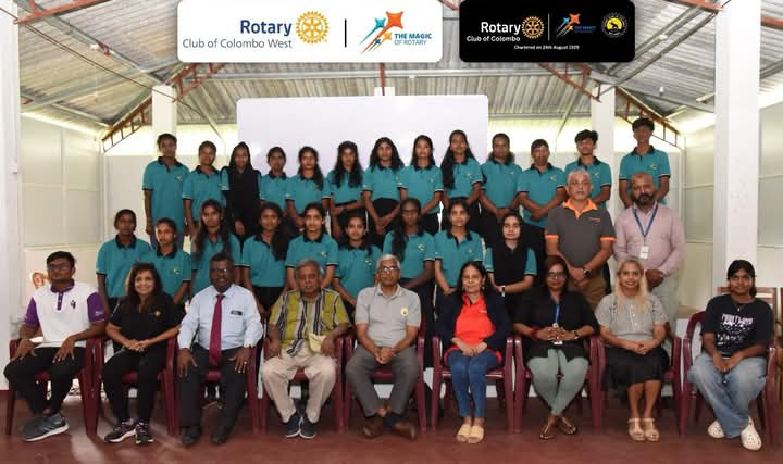 Rotary Club community service team