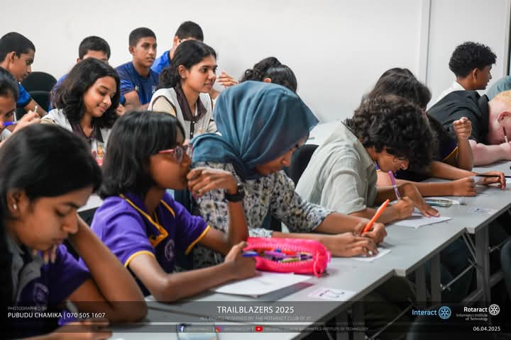 Students participating in workshop activities
